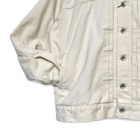 CAERULA PER LIGHTS"corduroy blouson"(white)unisex