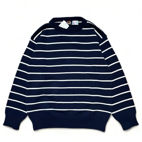 Brimwick U.S.A "stripe cotton crewneck" (navy)unisex