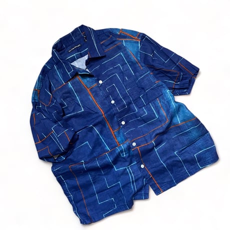 TigreBrocante"double gauze venice beach S/S shirts"(blue)unisex