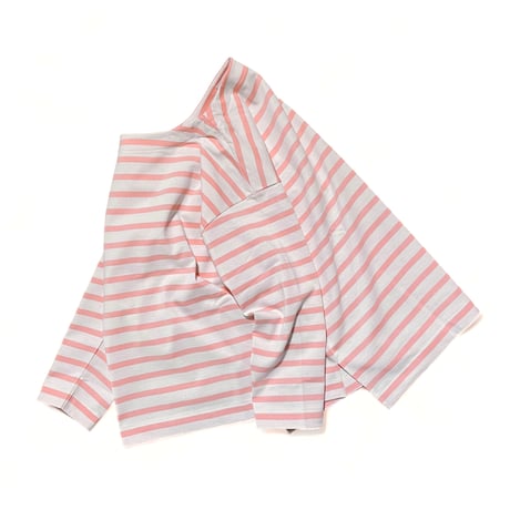 amne "BORDER"gride basque (natural×pink)unisex