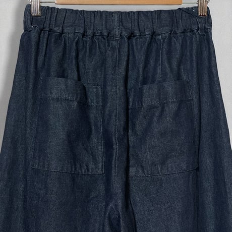 CAERULA PER LIGHTS"10oz denim wide pants"(navy)unisex