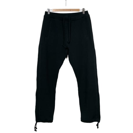 Jackman"waffle rib pants"(black)unisex