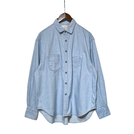 H.UNIT"Denim work shirt"(light indigo) unisex