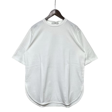 amne "JARSEY round hem tee" (white) unisex