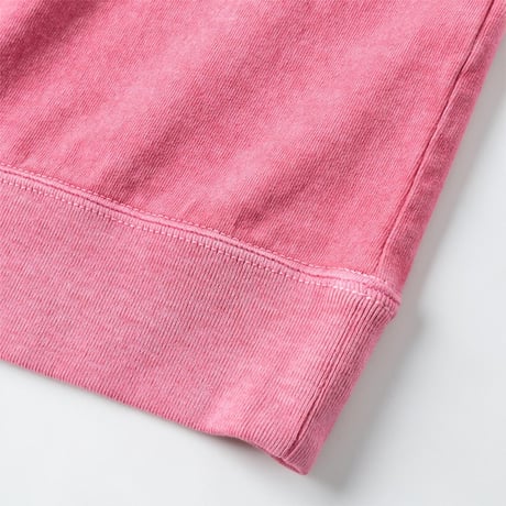 Jackman"pigment dye rib T-Shirts"(fade rose) unisex