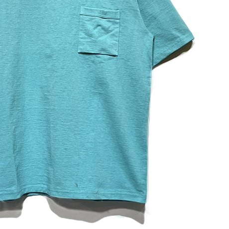 Jackman"dotsume pocket T-shirts"(turquoise blue) unisex