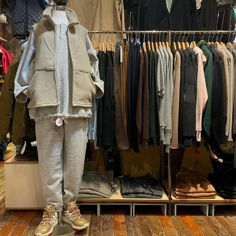 Jackman"GG sweat rib patns"(olive drab)unisex