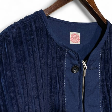 FUNSET OF ART "jumbo cord liner jacket"(indigo)unisex