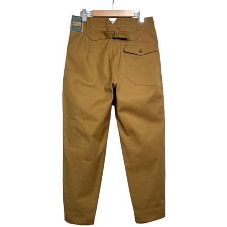 ASEEDONCLOUD"Handwerker cotton duck HW slacks" (camel) unisex