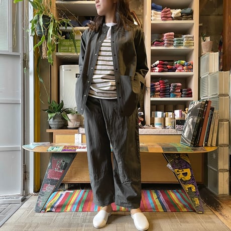 ASEEDONCLOUD"typewriter blacksmith trousers" (dark gary) unisex