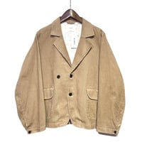 H.UNIT "corduroy easy jacket"(beige) unisex