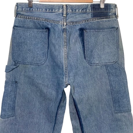 yoused "double knee painter pants" (indigo) size.2B unisex