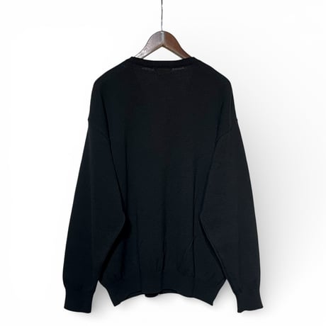 eyya"cotton boucle yarn cardigan"(black)unise