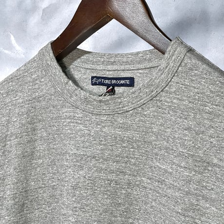 TigreBrocante"rafty heather 天竺 venice beach pocket-T"(heather gray)unisex