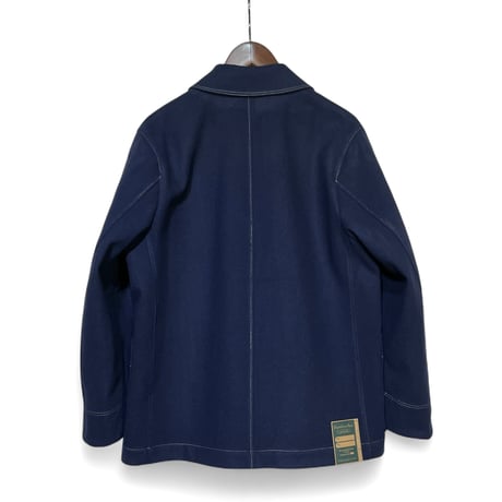ASEEDONCLOUD"Handwerker melton denim HW meeting jacket"(blue)unisex