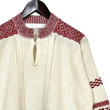 ASEEDONCLOUD"Seiyako jacquard blouse"(off white)women's