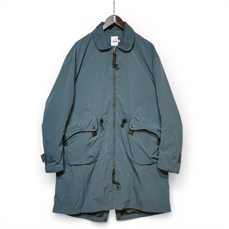 dip ltd"nylon×mesh military type coat"(blue)unisex