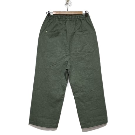 Linen ya"straight baker pants"(khaki)women's