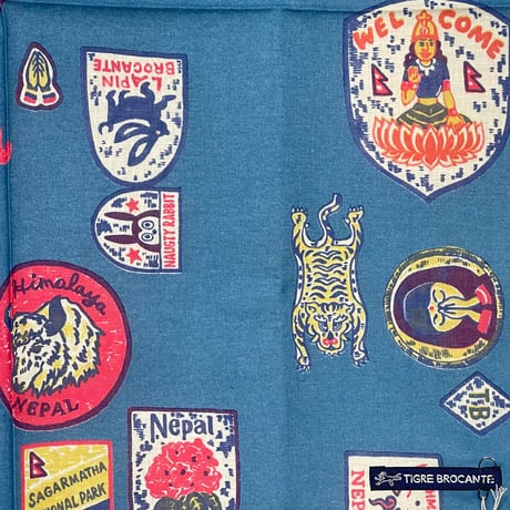 TigreBrocante"wappen gauze bandana