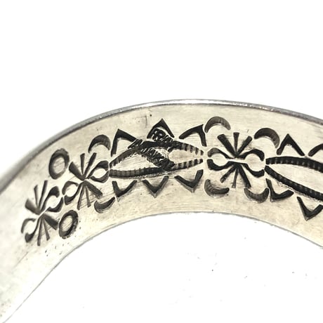 indian jewelry "Ray Adakai(navajo)" multi inlay bangle (XS)