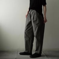 COLINA CAPERTICA "natural dyed moleskin Peg Top Easy Pants"(墨染) unisex