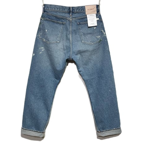 H.UNIT "14oz denim 5P customize" (indigo) unisex