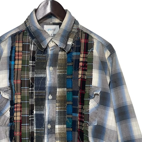 yoused "flannel PW dress shirts"1B(one)unisex