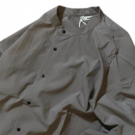 amne "NYLON park shirts" (taupe) unisex