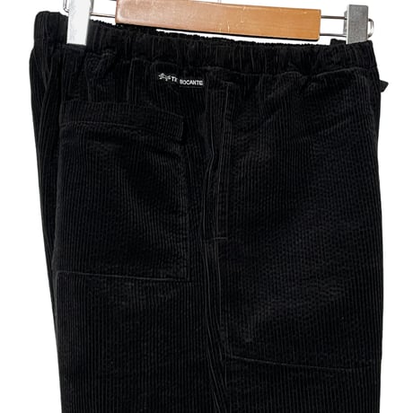 TigreBrocante"seersucker cordury tagosaku long pants“(black) unisex