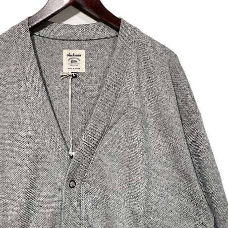 Jackman"Mesh Cardigan"(heather gray)unisex