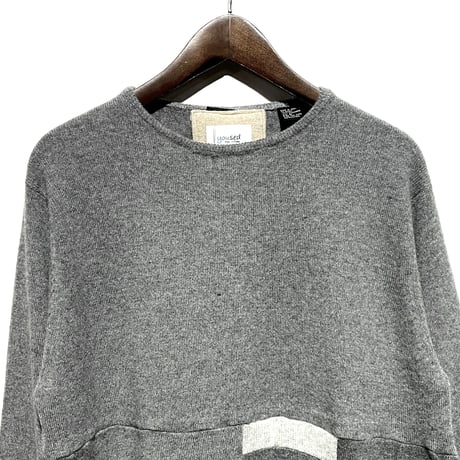 yoused "cashmere remake patchwork sweater(asst)unisex 1(A)