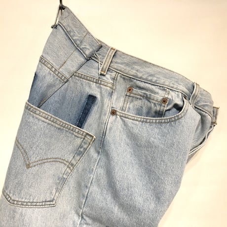 KNIFEWING"USA501 remake buck cut wide pants"(B) women's