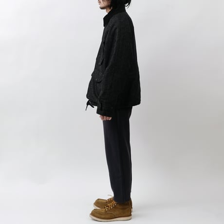 PORTRAITE"classic field jacket short"(charcoal tweed)unisex