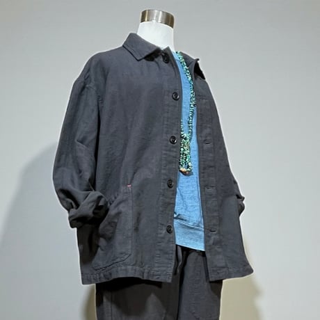 TigreBrocante"hoot cotton regular coverall"(sumikuro)unisex