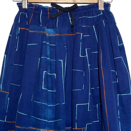 TigreBrocante"ficelle long skirt"(blue)women's