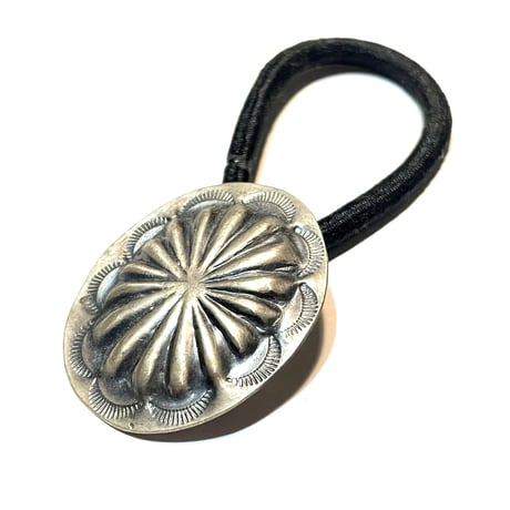 indian jewelry "navajo made concho hair elastic”(F)