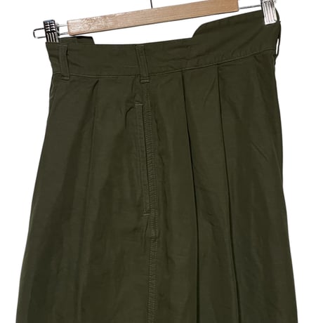 TigreBrocante"high count cotton linen hakama pants“(khaki)women's