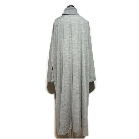 CAERULA"washable wool jersey HN backflare OP"(top gray) women's