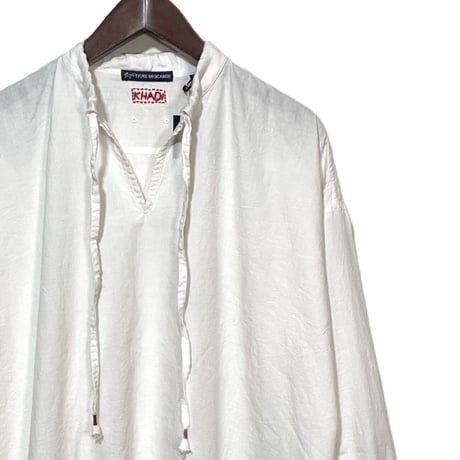 TigreBrocante"khadi pullover long shirts"(white)unisex