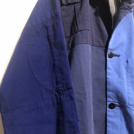 TigreBrocante"euro work remake stallman coat"(navy asst)L-size