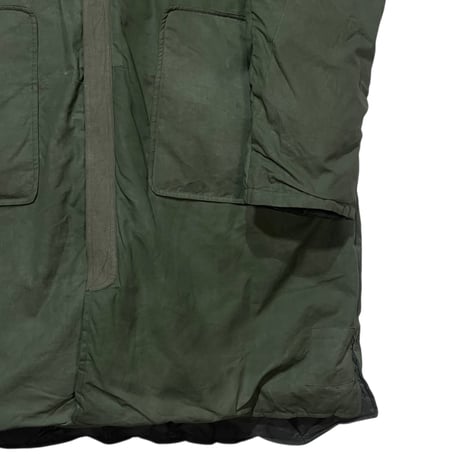 Slow Hands "recycle tent yeti down coat"(olive×olive)MA-unisex