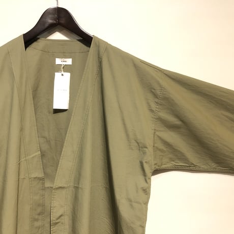 HUE "Slip-on type Jacket"(olive) unisex