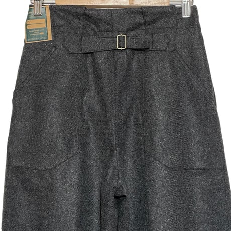 ASEEDONCLOUD"Handwerker cordura wool HW wide trousers" (dark gray) unisex
