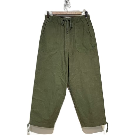 SlowHands”RCL tent loose wanderer pants"(olive-M)unisex