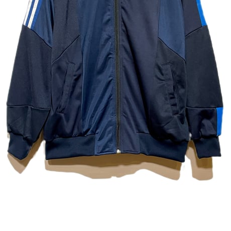 yoused"patchwork loose jog top"(navy.A)unisex