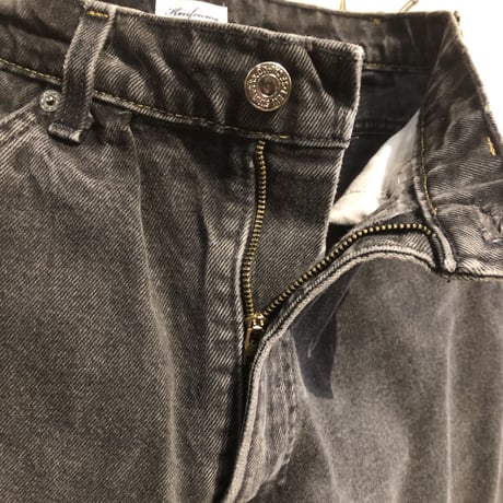 KNIFEWING"USA505 tuck tapered wide pants"S-B(blk) unisex