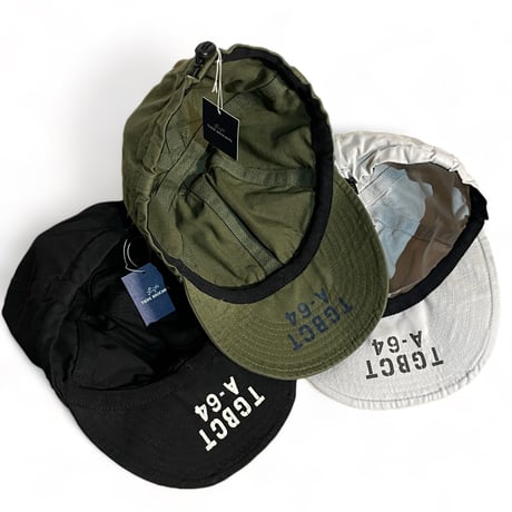 TigreBrocante"10oz denim&cotton satin A-64 cap (unisex)