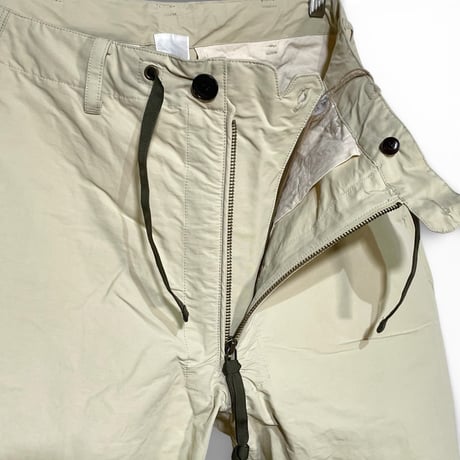 dip ltd "cotton×nylon grosgrain waist cord pants" (beige)unisex