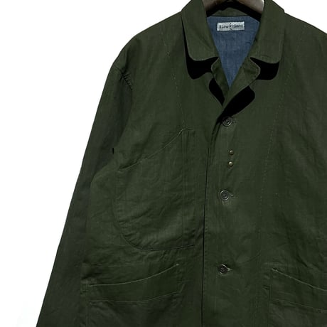 SlowHands”RCL tent work coat"(olive-L)unisex