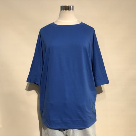 SlowHands ”cotton relax tee"(blue) womens